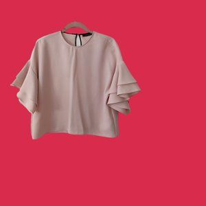 Zara woman beautiful pink shirt size s💕